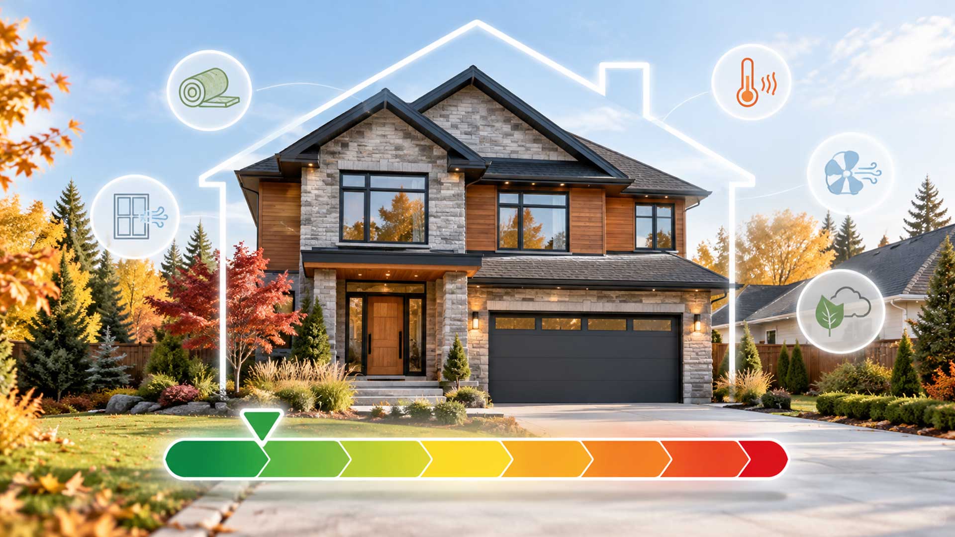 Home energy upgrade plan using an EnerGuide report in Ontario